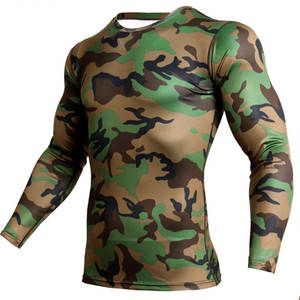 Rashguard MMA personnalisé en gros avec logo, impression par sublimation 2026, rashguard BJJ à manches longues, chemise de compression - Product Image 4