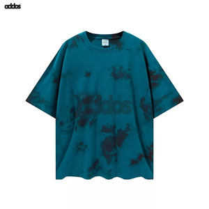 เสื้อยืดพิมพ์ลายกราฟฟิตีผู้ชาย,เสื้อยืดมัดย้อมผ้าฝ้าย100% คอลูกเรือ - Product Image 3