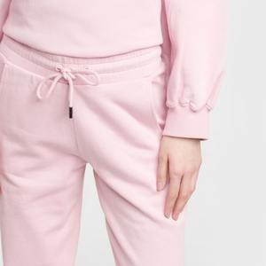 Conjunto Deportivo de Algodón 100% Ecológico de Alta Calidad para Mujer, Sudadera Extra Grande y Pantalones Acampanados, Color Rosa, Última Llegada de Invierno, en Oferta - Product Image 4