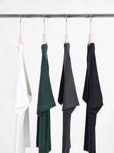 เสื้อยืดกีฬาฤดูร้อนจากโรงงานโดยตรง ผ้าต้านกลิ่นและต้านเชื้อแบคทีเรีย ขายส่งจำนวนมาก เสื้อผ้าออกกำลังกาย - Product Image 3