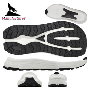 Suola per Sneaker in E-TPU ad Alta Elasticità con Supporto per il Piede Centrale, Suola Sportiva Antiscivolo in TPR TPU, Ammortizzazione e Riduzione della Pressione per la Corsa - Product Image 1