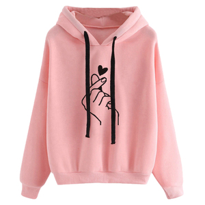 Women Saleh Enterprises Fleece Hoodie Autumn/Winter Embroidered Lined Warm Oversized Soft Plush Casual Pullover/<b>Zipper</b> - Product Image 3