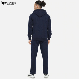 Ensembles de survêtements respirants pour hommes, coupe régulière, pantalon de jogging de gymnastique lourd imprimé de logo personnalisé, survêtements de fitness d'hiver - Product Image 6