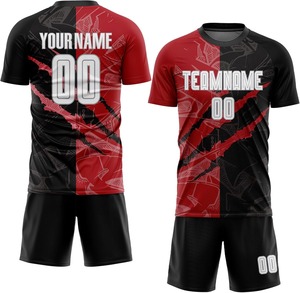 Kit de football à sublimation personnalisée 2025 ODM OEM Tendance Séchage rapide Respirant Léger Uniforme d'équipe Chemise de joueur Vente en gros 100% - Product Image 2