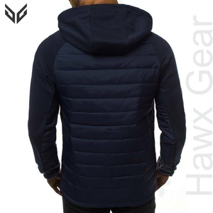 Veste rembourrée professionnelle pour hommes Slim Fit pour l'hiver Utilisation extérieure Tissu de toile personnalisable - Product Image 2