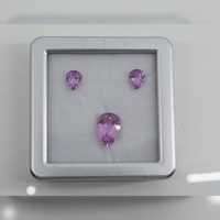Diamant synthétique (cultivé en laboratoire) rose fantaisie CVD, taille poire, percé au laser, pour la fabrication de bijoux, prix de gros par Mantra Diamond