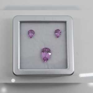 Lâche Synthétique (Lab Grown) Rose CVD Diamant Poire Cut Percé Au Laser Prix De Gros par Mantra Diamant - Product Image 2