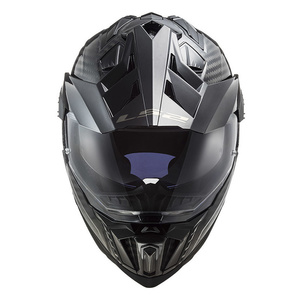 MX701 Explorer Carbon Enduro Hull Nuova Condizione Macchina per Intaglio Grafica Nera LS2 - Product Image 3