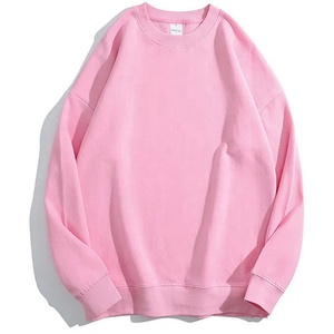 Sweat Rose Chaud Poids Lourd Surdimensionné Blank Hoodies Sweat Pour Les Femmes - Product Image 1