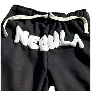 กางเกงวอร์มขาตรงพิมพ์ลายพัฟสำหรับผู้ชายกางเกงวอร์มซักโลโก้ได้ตามต้องการออกแบบได้ตามต้องการ - Product Image 4