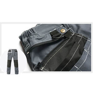 Pantalones de seguridad de poliéster de alta calidad MOQ bajo en línea con bolsillo transpirable para ropa de trabajo nueva venta - Product Image 4