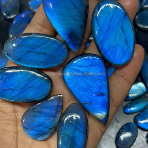 Cabochons de Labradorite Flashy Bleus Naturels Pierres Précieuses en Vrac pour la Fabrication de Haut Prix de Gros pour les Pierres Précieuses de Labradorite Bleue - Product Image 5