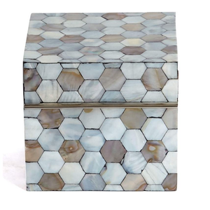 Boîte à bijoux en nacre naturelle faite à la main, article tendance très demandé pour les bracelets, boîtes cadeaux - Product Image 2