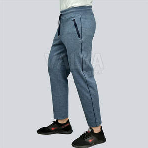 กางเกงผ้าใบเอวสูงระบายอากาศใส่สบายสำหรับผู้ชายไซส์ใหญ่พิเศษน้ำหนักเบาสไตล์สปอร์ตลำลองกันลมผลิตจากผ้าฝ้ายใหม่ - Product Image 5