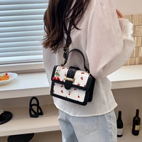 Bolsos de Mano de Diseño en Cuero para Mujer, Estilo Bandolera, con Detalle de Cereza, de Lujo, Bolso de Hombro