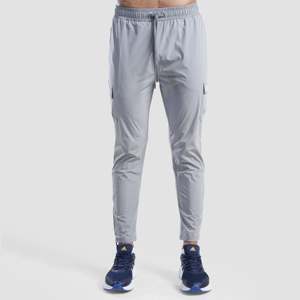 Pantalones de Hombre Force 100% Algodón, Color Gris Jaspeado, Ropa Deportiva, Logotipo Personalizable, Corte Holgado, Lavado a Color, Talla 6XL, Pantalones Baggy - Product Image 1