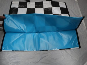 ถุงผ้า PP ที่มีด้ามจับสำหรับช้อปปิ้งรูปทรงขาวและดำ E vietnampackagingmanufacturer.com ขายส่งจากโรงงานเวียดนาม - Product Image 4