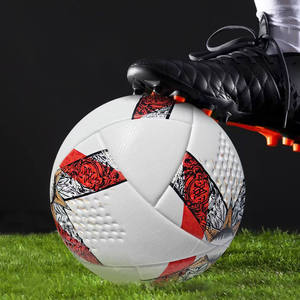 High Quality PU <b>Leather</b> <b>Footballs</b> Official Size 5 Custom Logo Soccer Balls Seamless Thermal Bonding Manufacture's Professional - Product Image 3