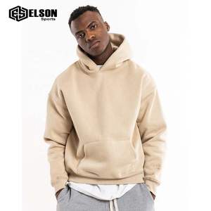 เสื้อฮู้ดสวมหัวแขนยาวสำหรับผู้ชายผ้าฝ้าย100% ระบายอากาศได้ดีพิมพ์โลโก้3D ลายตัวสูงมีฮู้ดขนาดพิเศษปกเสื้อราคาใหม่ - Product Image 1