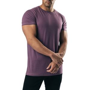 305 GSM 100 algodón liso de manga corta de gran tamaño para hombre Camiseta gruesa Heavyweight Essentials en blanco logotipo personalizado camiseta para hombres - Product Image 5