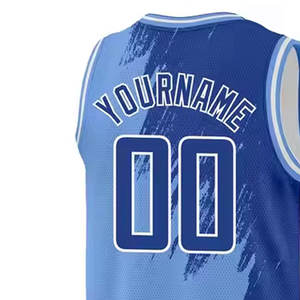 Maillot de basketball personnalisable en gros 100 % polyester séchage rapide sans manches unisexe adulte service OEM nouveau design respirant - Product Image 4