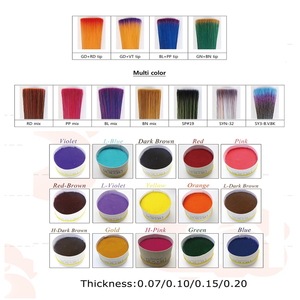 Chất Lượng Cao Cấp Cá Nhân Lông Mi Mở Rộng Hai <span class=keywords><strong>Tone</strong></span> Đa-Màu Sắc Bán Buôn Cầu Vồng Lông Mi Dễ Dàng Mô Hình Số - Product Image 6