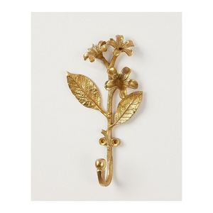 Wholesale Home Decorate <b>Wall</b> <b>Hooks</b> of Metal With Shell Design Custom Size Metal <b>Wall</b> Clothes <b>Hook</b> With <b>Gold</b> Plated for Home - Product Image 3