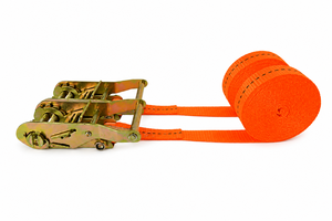 PROVINA OEM Sangle à cliquet en polyester 25 mm avec logo personnalisé, certifiée CE, résistance à la rupture personnalisable (jusqu'à 5000 kg), résistante à l'usure, sans… - Product Image 4