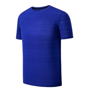 Camisa de gimnasio personalizada para hombre, transpirable, poliéster elástico, sudor, manga corta, 180g, ajuste holgado, patrón de letras, pantalla de seda, 100% algodón - Product Image 6