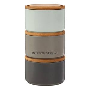 กล่องเก็บชาและกาแฟถ้วยน้ำตาลเคลือบผงโลหะสีขาวพร้อมฝาขัดเงาสีเงิน - Product Image 5