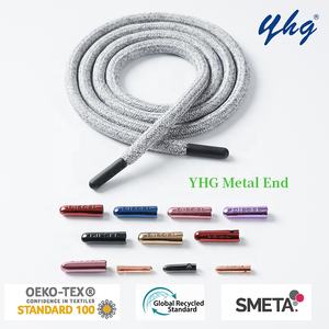 YHG สลักโลโก้ได้ตามต้องการตัวล็อกแบบสังกะสีโลหะผสมทองเหลืองชื่อโลหะสีทองมีสปริงล็อกสำหรับกางเกงเสื้อกันหนาว - Product Image 3