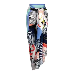 hawaiian sarongs beach pareo 2022 latest popular promotion custom multifunctional custom design Larger size Indonesia Island