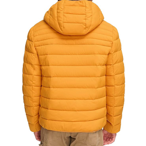 Veste matelassée pour homme, manteau d'hiver uni lavé, veste matelassée imperméable rembourrée de duvet, veste coupe-vent personnalisée, livraison DDP - Product Image 3