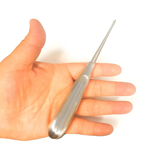 Curetas Óseas Ortopédicas Rectas Ovaladas Tipo Spratt de 17 cm, Acero Inoxidable Alemán de Grado Quirúrgico, Reutilizables con Mango Hueco - Product Image 2