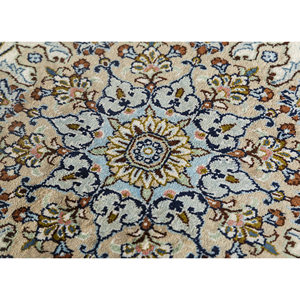 Tapis en soie noués à la main Gulmarg, gris et noir, motifs rectangulaires en patchwork, pour la maison, le salon, la chambre, le couloir - PKPS-56 - Product Image 3