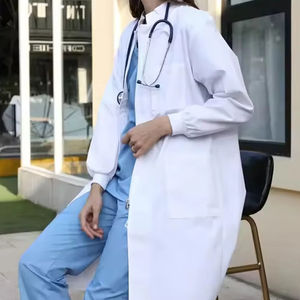Uniforme d'hôpital pour filles avec logo personnalisé en gros, blouses médicales pour femmes, blouses de laboratoire, uniforme d'infirmière, uniforme de travail pour femmes - Product Image 4