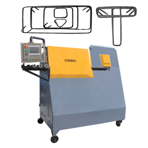 Dobladora automática de barras de refuerzo CNC de 6-10mm, barra de construcción de acero inoxidable, máquina dobladora de estribos, Motor esencial, núcleo de motor esencial - Product Image 1