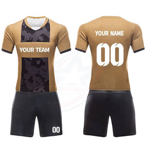100% Polyester Tissu Impression Numérique Rugby Jersey Rugby Uniforme Teamwear/Hommes Porter Conception Uniforme Sublimation - Product Image 4