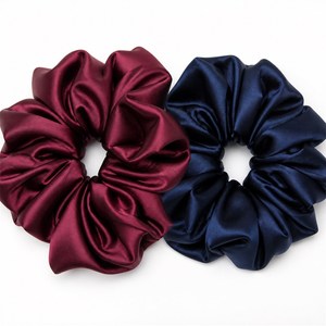 Coleteros de Satén Grandes de 18 cm, Color Sólido, Paquete de 5/10 Unidades, Suaves, Sin Daños, Coleteros de Moda para Mujer, Venta al Por Mayor - Product Image 2
