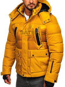 Hot <b>Sale</b> <b>for</b> Winter Custom Design Puffer Jacket Heavy Men's Puffer Jacket Down Coats <b>Quilted</b> Bubble Custom Men's Zip up Jacket - Product Image 6