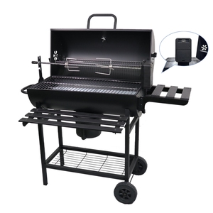 Griglia <span class=keywords><strong>BBQ</strong></span> Americana Moderna per Esterni con Rotazione Automatica, Controllo Remoto e Carrello, Grande Capacità, OEM/ODM - Product Image 2