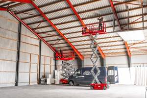 Plataforma elevadora eléctrica tipo tijera "SlimLine" - hasta 16 m de altura - Product Image 6