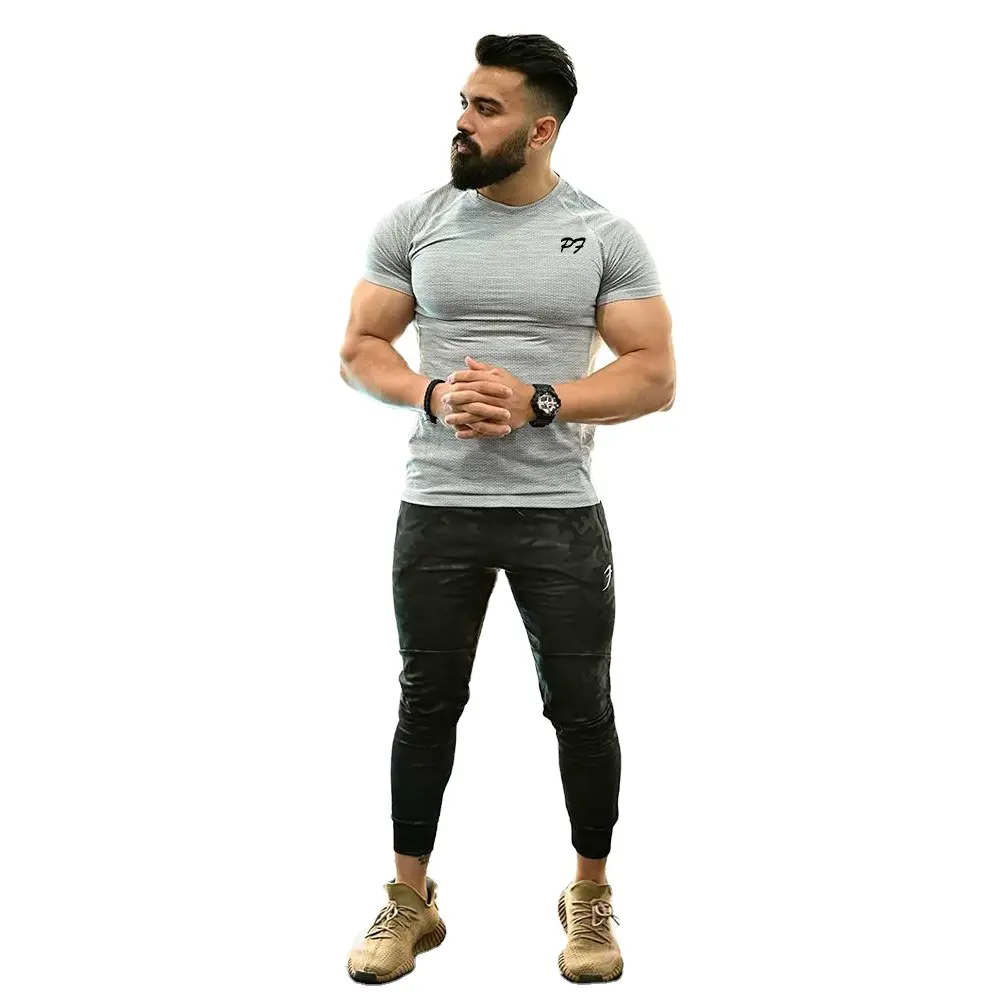 New Custom T Shirt Athletic Wear Men Advertising Fit Gym Sports Quick Dry Performance Running Sports Gym Shirts Men T shirt