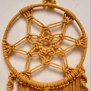 Attrape-rêves en coton pour la maison et le bureau Attrape-rêves artisanaux en macramé boho - Product Image 1