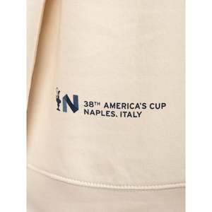 Felpa con cappuccio America's Cup 38 SINCE1851 color bianco sporco - Product Image 4