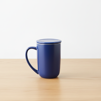 Tasse en porcelaine durable et résistante à la chaleur 3459977-1 avec couvercle, style nordique, infuseur pour thé chaud/froid – Meilleure vente