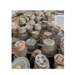 Factory DIY Seagrass <b>Wall</b> Plate with Colors/ Round 30cm Seagrass <b>Wall</b> Decor Baskets with <b>Hook</b> <b>Wall</b> Hanging for Home Garden Hotel - Product Image 2