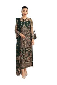 Trajes DE BODA 2025 Vestidos paquistaníes de diseñadores paquistaníes Colección de gasa Trajes de 3 piezas Vestido de fiesta más vendido - Product Image 6