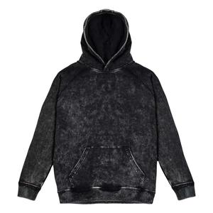 Directo de fábrica, último estilo, sudadera con capucha con estampado de lavado ácido para hombre, básicos de invierno, sudaderas térmicas con etiqueta privada de mezcla de algodón bajo MOQ - Product Image 1