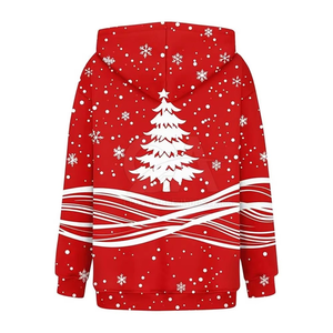 Sweats à capuche de Noël personnalisés, pulls à capuche décontractés, respirants, à séchage rapide pour femmes - Product Image 4